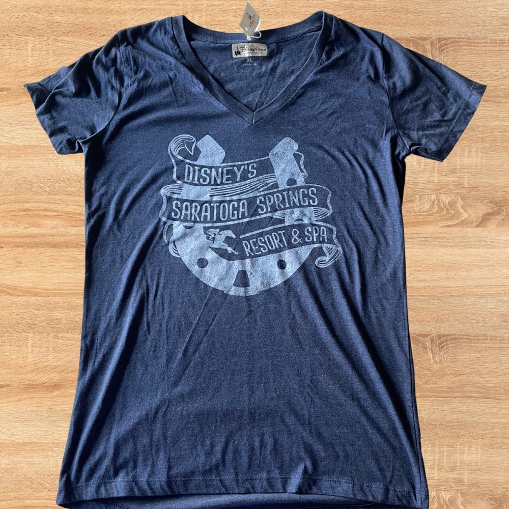 Disney Parks Saratoga Springs Navy Shirt